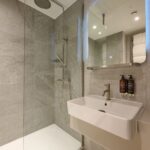 The Resident Edinburgh's bathrooms featuring walk in shower