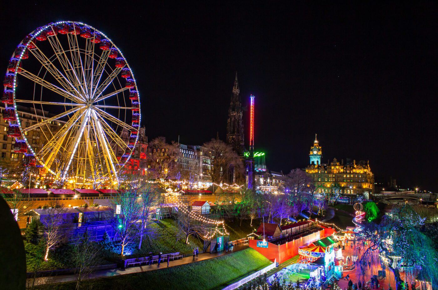 Edinburgh's Christmas Market on Princes Street