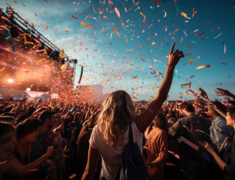 A lively outdoor concert starring Liverpool's own band The Wombats